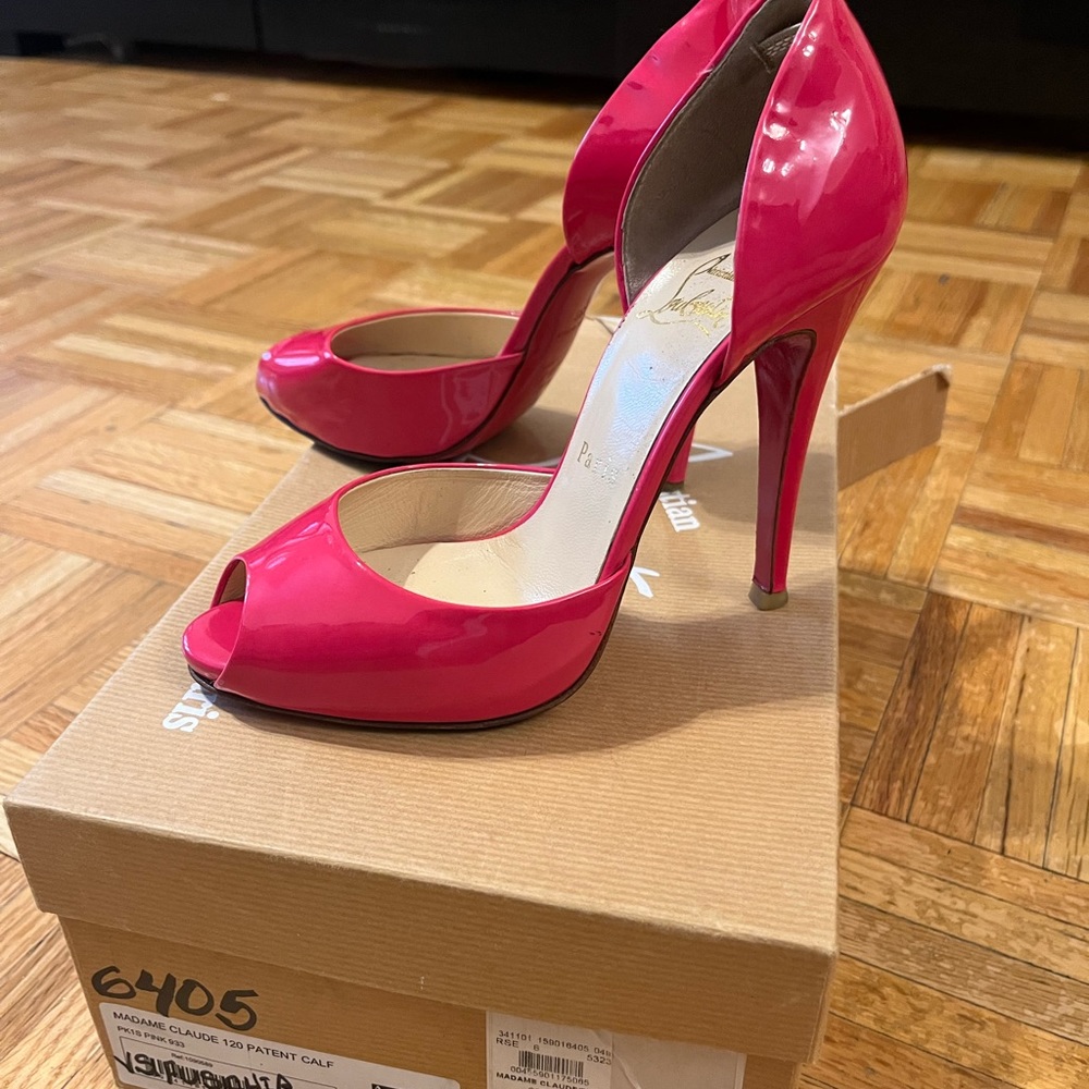 Christian Louboutin MADAME CLAUDE 120 PATENT CALF